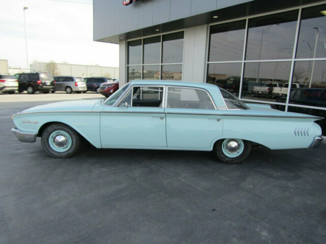 1960 Teal Ford Fairlane Sedan
