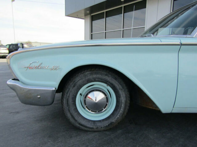 1960 Teal Ford Fairlane Sedan
