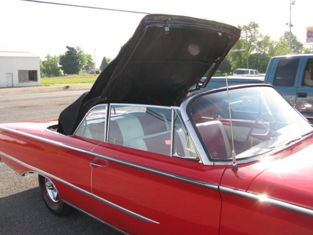 1960 RED Ford Galaxie Convertible