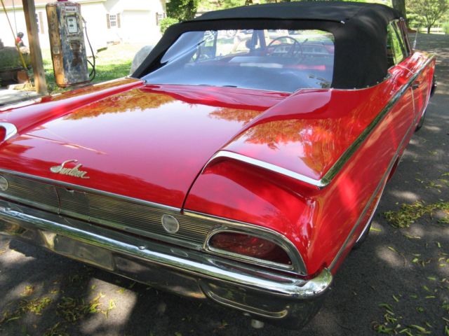 1960 RED Ford Galaxie Convertible