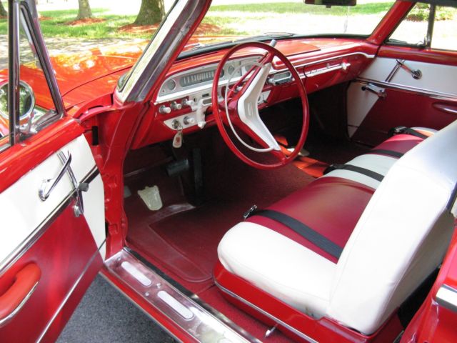 1960 RED Ford Galaxie Convertible