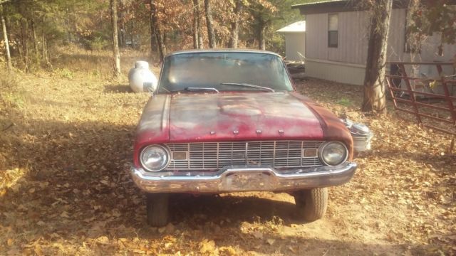 1960 Red Ford Ranchero Standard Cab Pickup