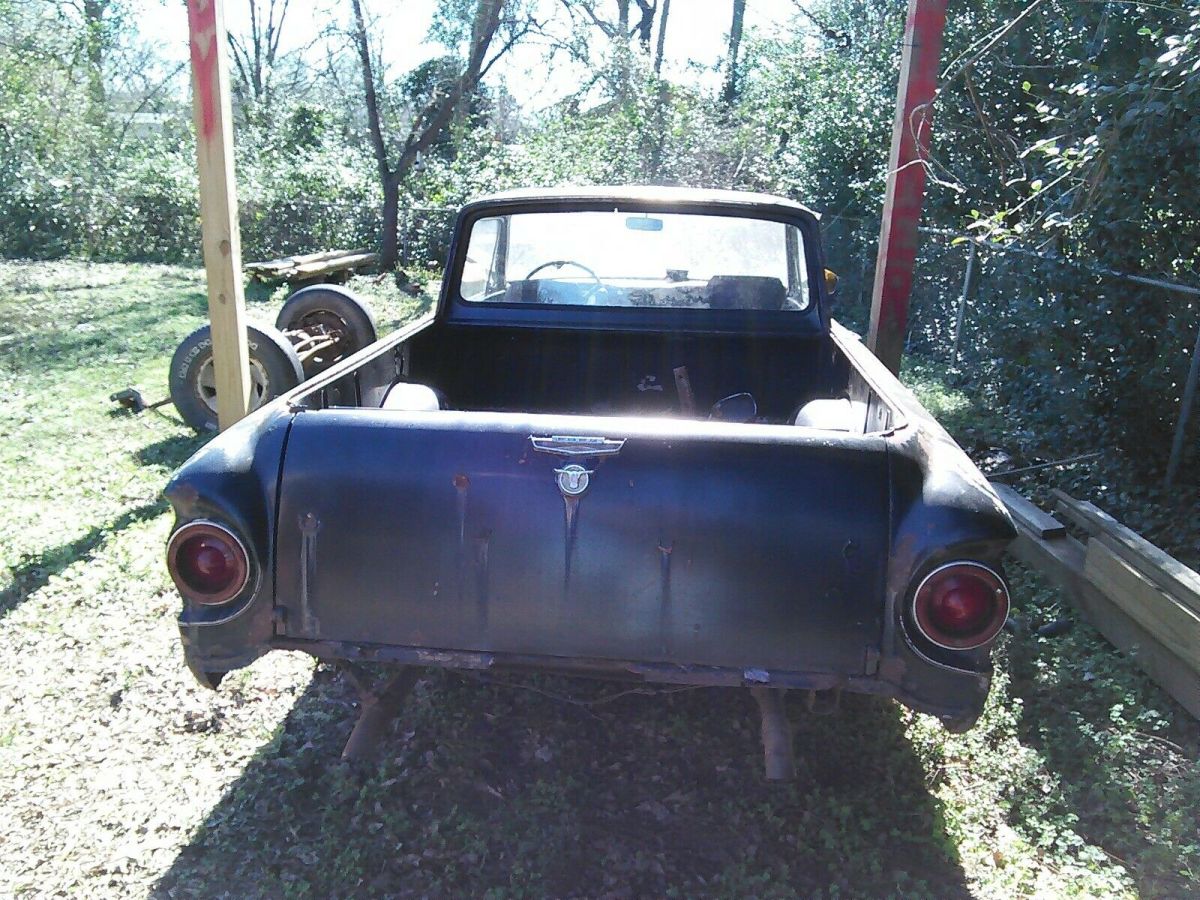 1960 Black Ford Ranchero Pick up
