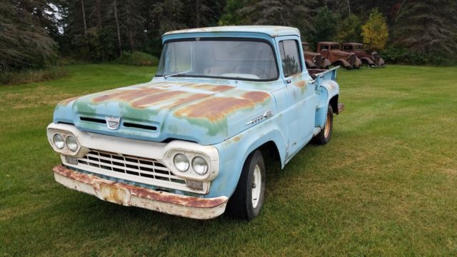 1960 Blue Ford F-100