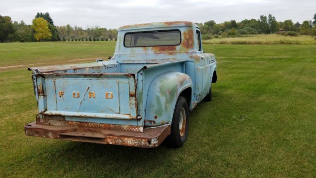 1960 Blue Ford F-100