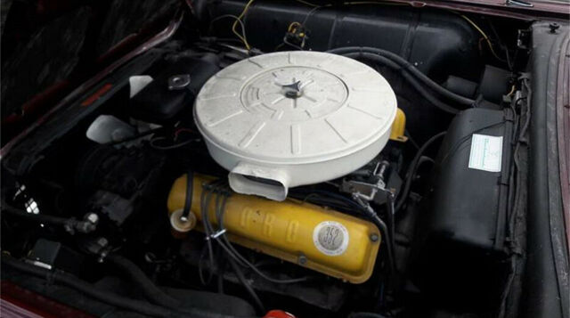 1960 Burgundy Ford Thunderbird Coupe