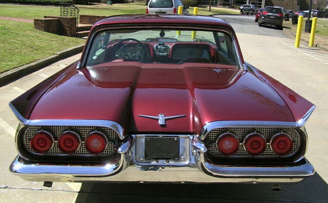 1960 Burgundy Ford Thunderbird Coupe