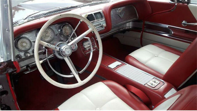 1960 Burgundy Ford Thunderbird Coupe