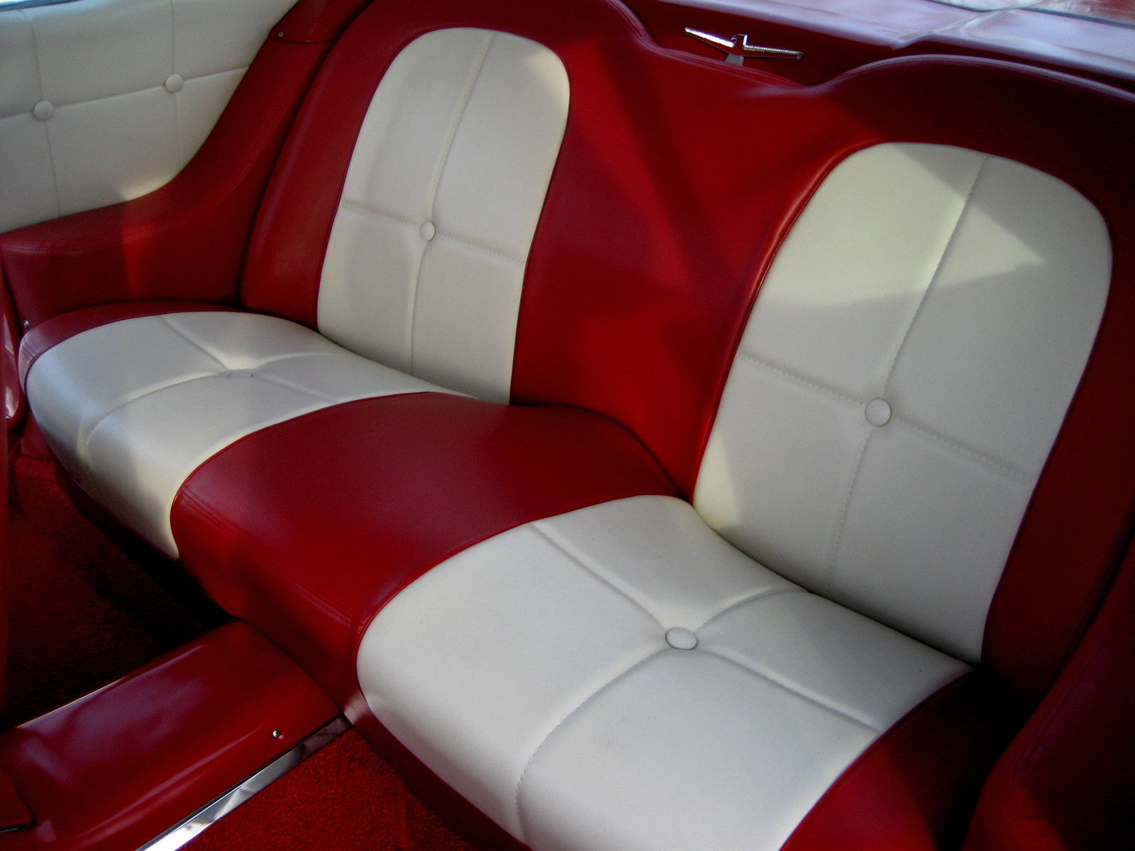 1960 Red/White Top Ford Thunderbird Coupe