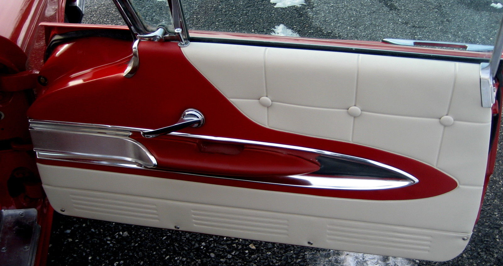 1960 Red/White Top Ford Thunderbird Coupe