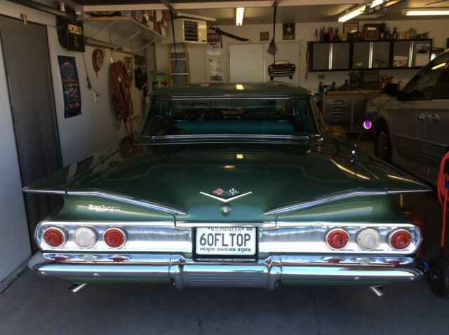 1960 Cascade Green top, Jade Green bottom Chevrolet Impala 4 Dr Hardtop
