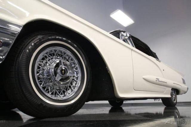 1960 White Ford Thunderbird