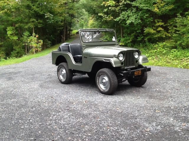 1960 Green Willys Convertible
