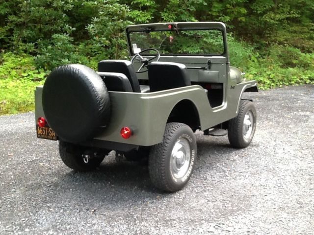 1960 Green Willys Convertible