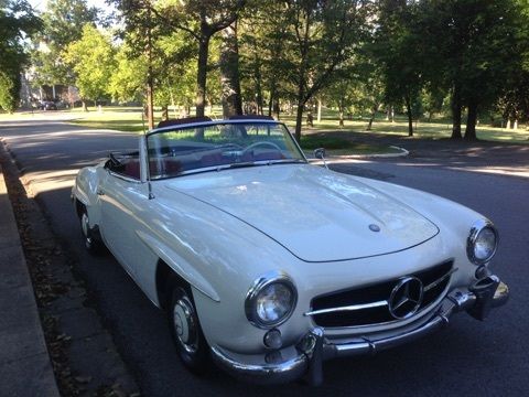 1960 WHITE Mercedes-Benz 190-Series Convertible