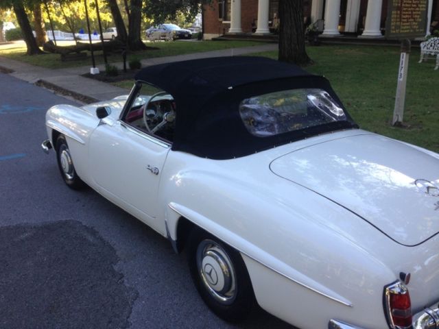 1960 WHITE Mercedes-Benz 190-Series Convertible