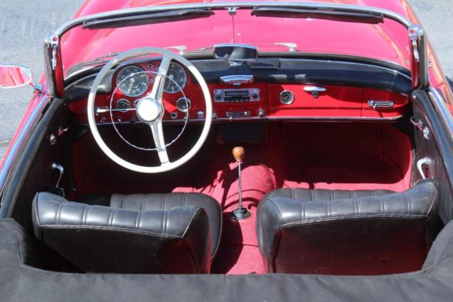 1960 Red Mercedes-Benz SL-Class Convertible