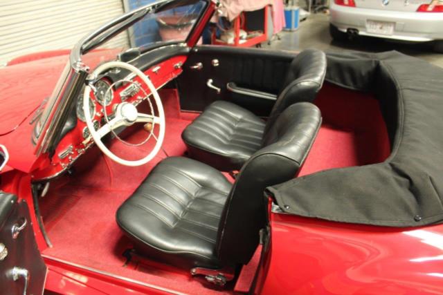 1960 Red Mercedes-Benz SL-Class Convertible