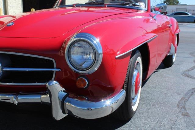 1960 Red Mercedes-Benz SL-Class Convertible