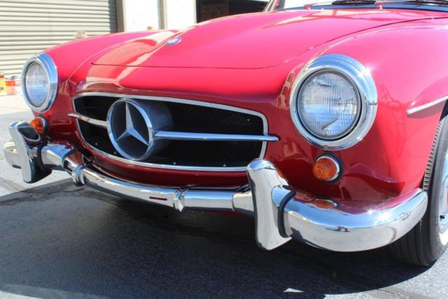 1960 Red Mercedes-Benz SL-Class Convertible