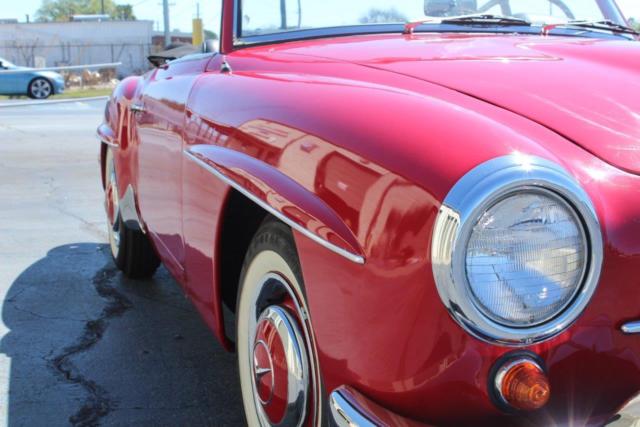 1960 Red Mercedes-Benz SL-Class Convertible