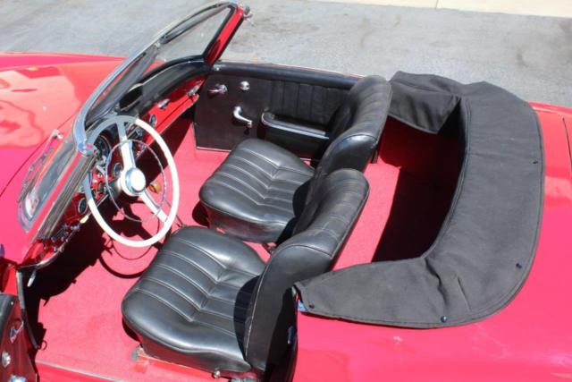 1960 Red Mercedes-Benz SL-Class Convertible