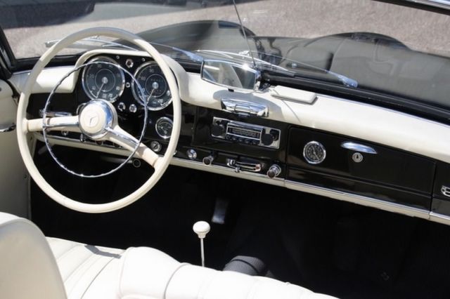 1960 Black Mercedes-Benz 190-Series Convertible