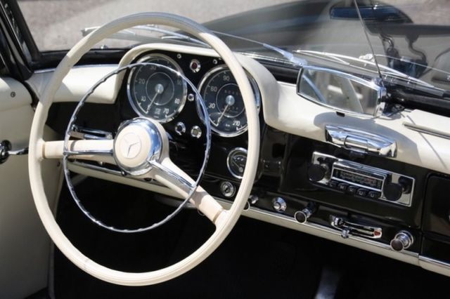1960 Black Mercedes-Benz 190-Series Convertible