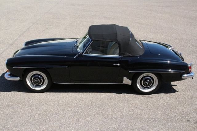 1960 Black Mercedes-Benz 190-Series Convertible