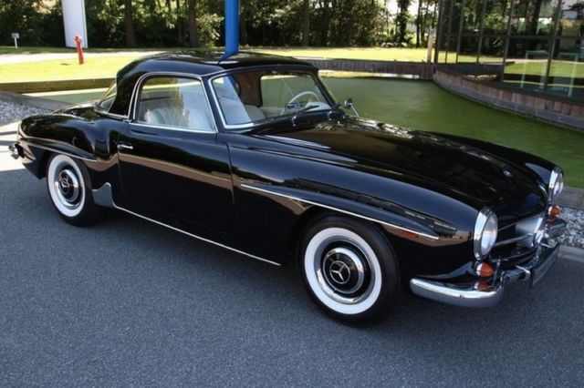 1960 Black Mercedes-Benz 190-Series Convertible