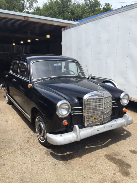 1960 Black Mercedes-Benz E-Class Sedan