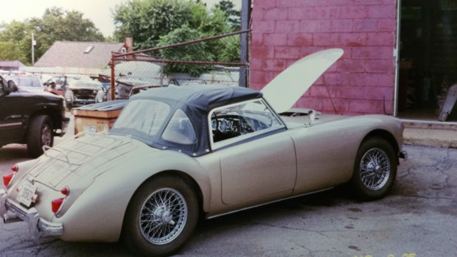 1960 Jaguar Gold MG MGA