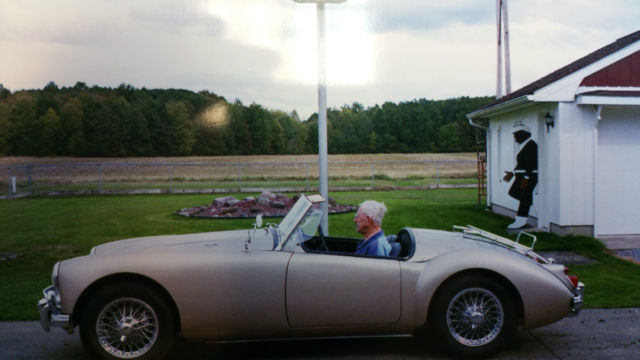 1960 Jaguar Gold MG MGA