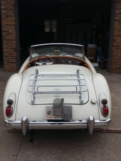 1960 White MG MGA Convertible