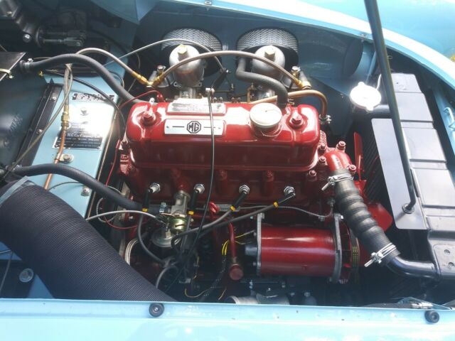 1960 Iris Blue MG MGA Convertible