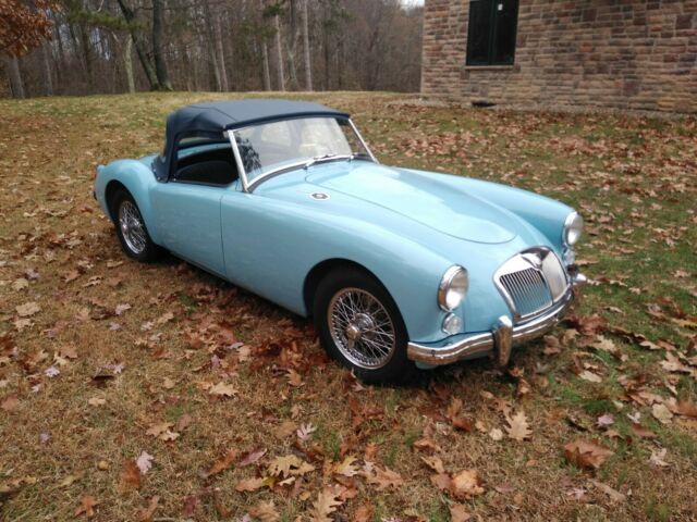 1960 Iris Blue MG MGA Convertible