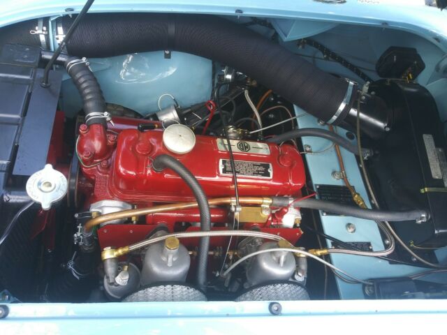 1960 Iris Blue MG MGA Convertible