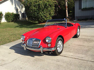 1960 Guard red MG 1600 Roadster