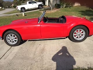 1960 Guard red MG 1600 Roadster