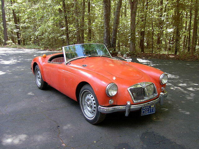 1960 Red - Originally Black MG MGA Roadster