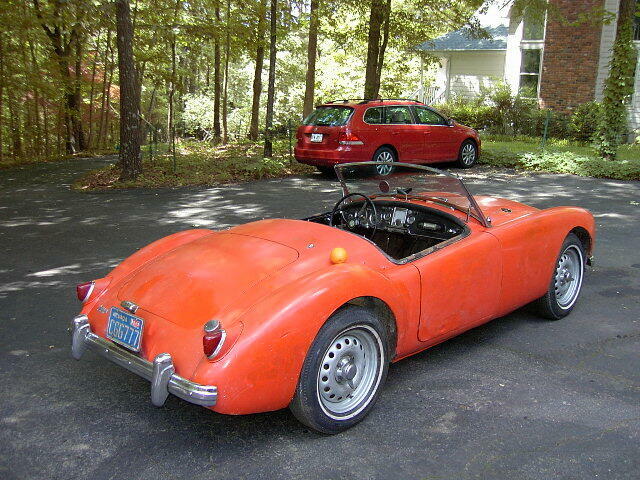 1960 Red - Originally Black MG MGA Roadster