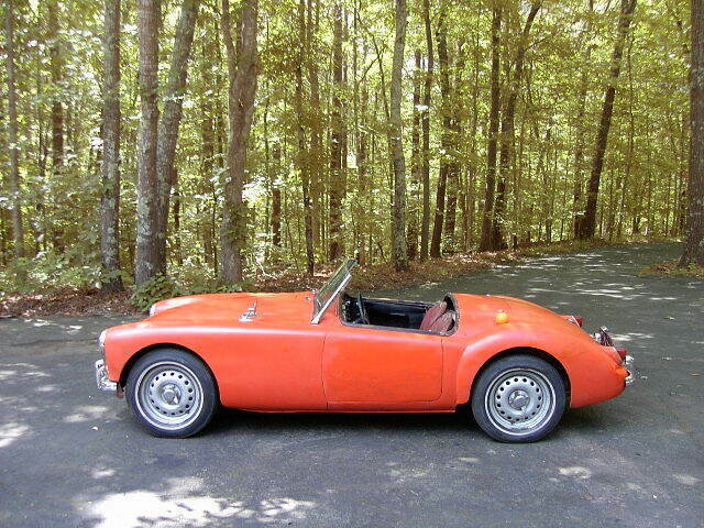 1960 Red - Originally Black MG MGA Roadster