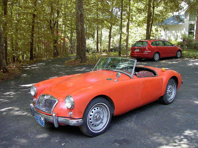 1960 Red - Originally Black MG MGA Roadster