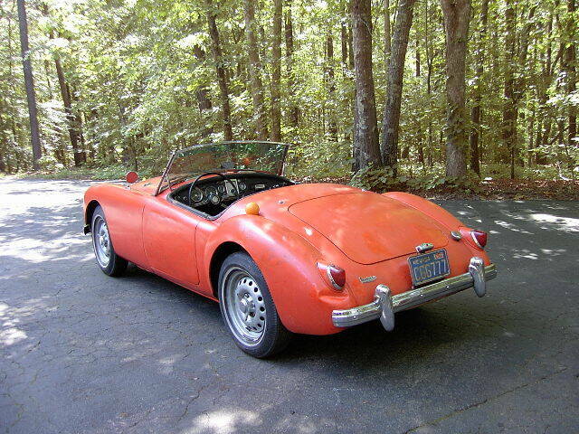 1960 Red - Originally Black MG MGA Roadster