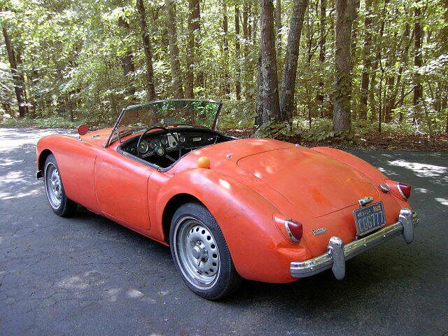 1960 Red - Originally Black MG MGA Roadster