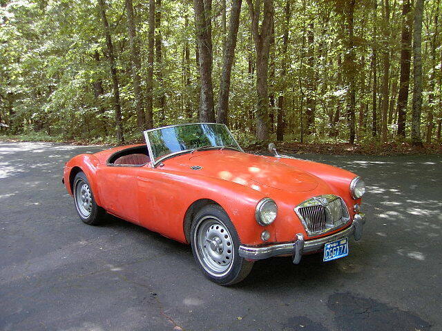 1960 Red - Originally Black MG MGA Roadster