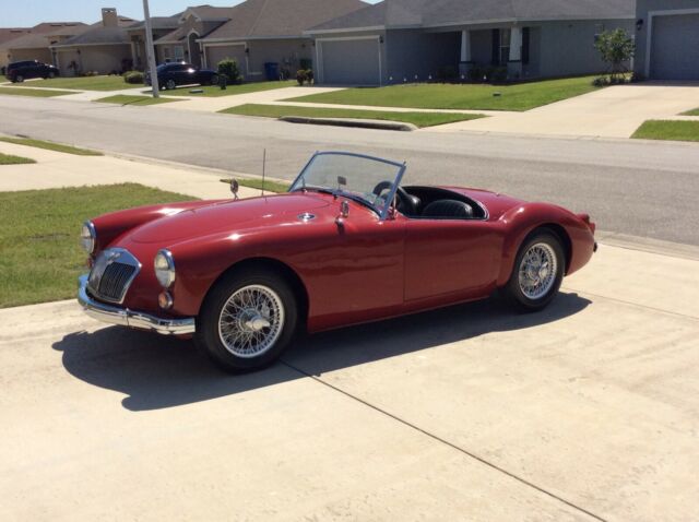 1960 Red MG MGA Convertible