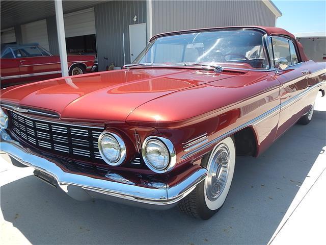 1960 MAROON Oldsmobile Ninety-Eight --