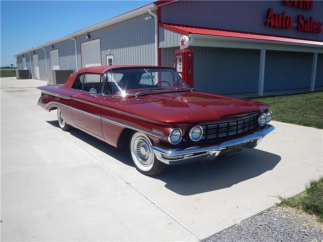 1960 MAROON Oldsmobile Ninety-Eight --