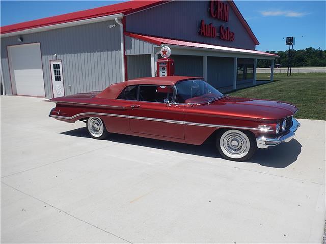 1960 MAROON Oldsmobile Ninety-Eight --